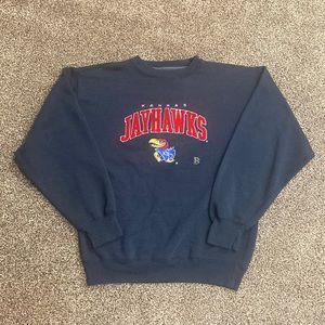 vintage 90’s boa kansas jayhawks sweatshirt
